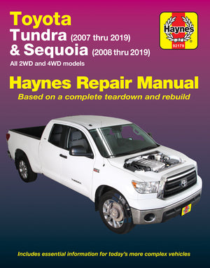 Toyota Sequoia Service & Repair Manuals