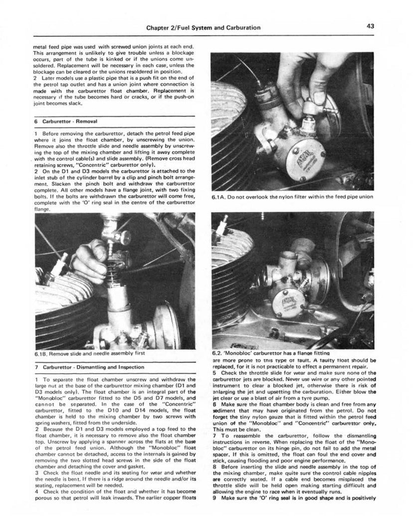 Sample page from a Haynes repair manual