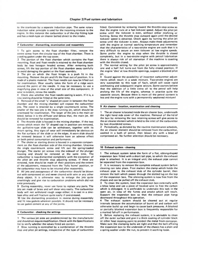 Sample page from a Haynes repair manual