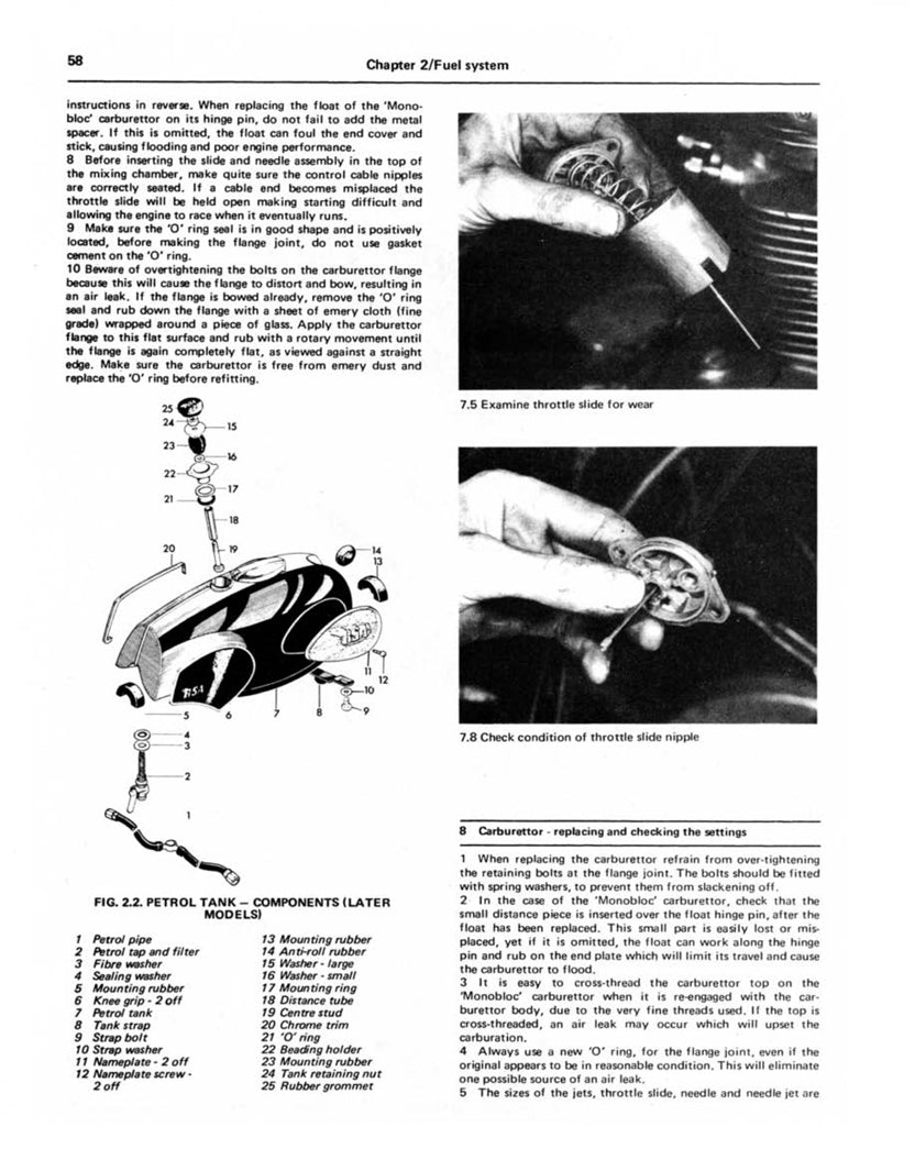 Sample page from a Haynes repair manual