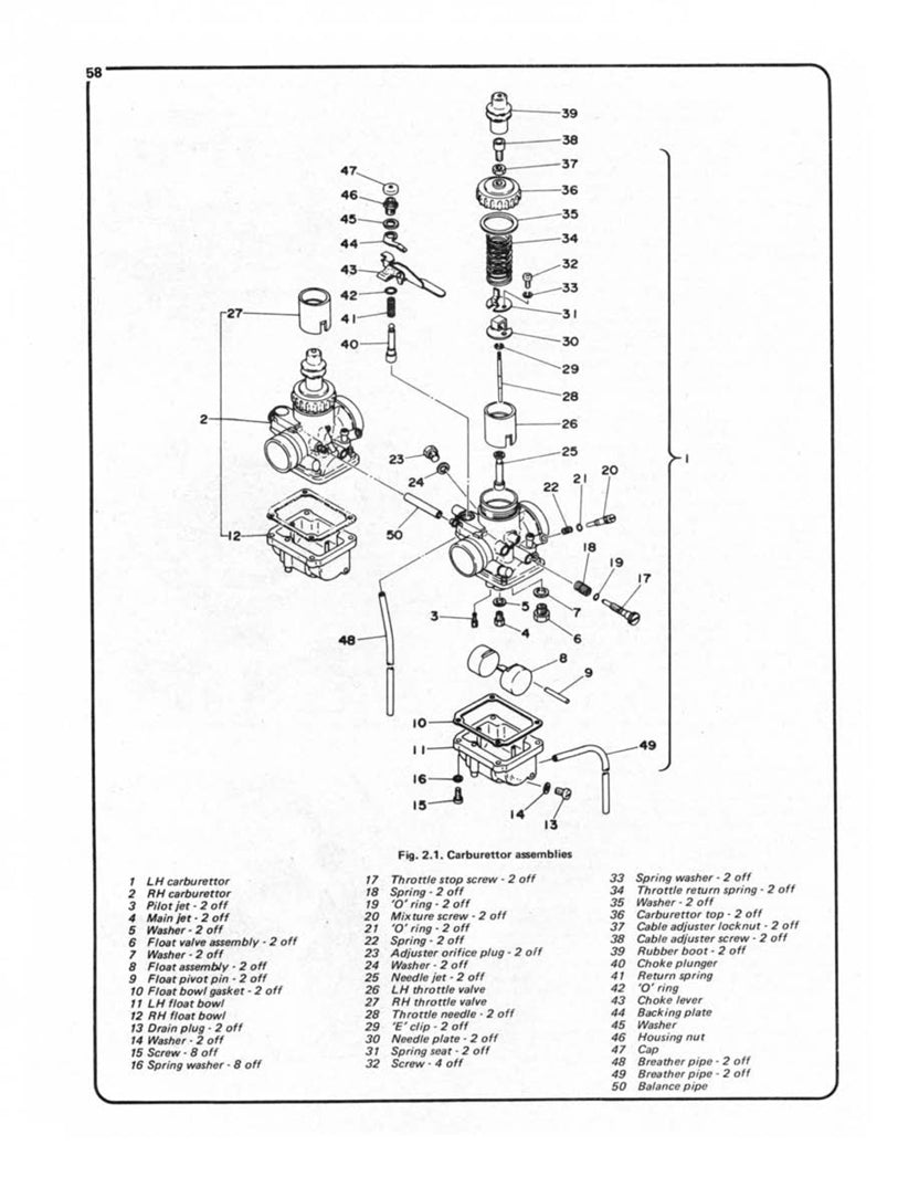 Sample page from a Haynes repair manual