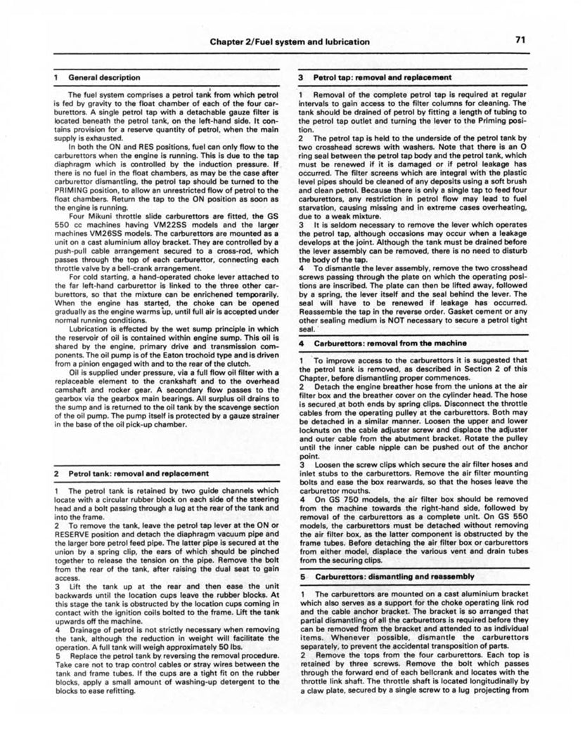 Sample page from a Haynes repair manual