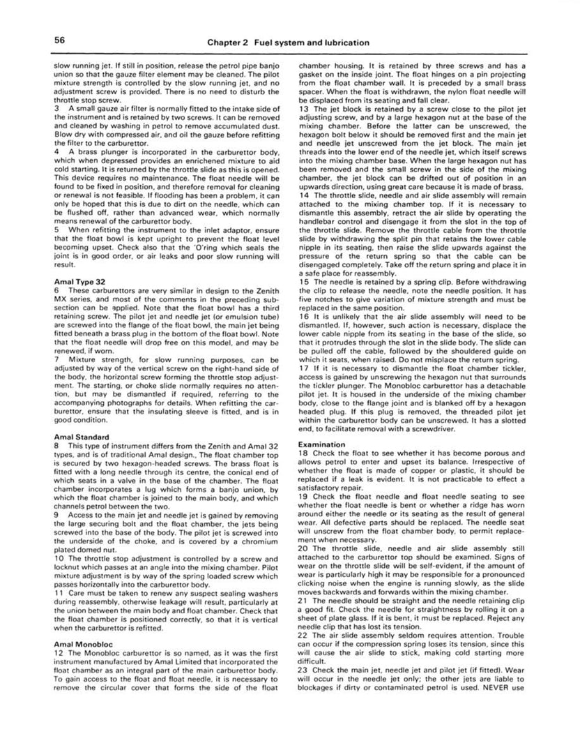 Sample page from a Haynes repair manual