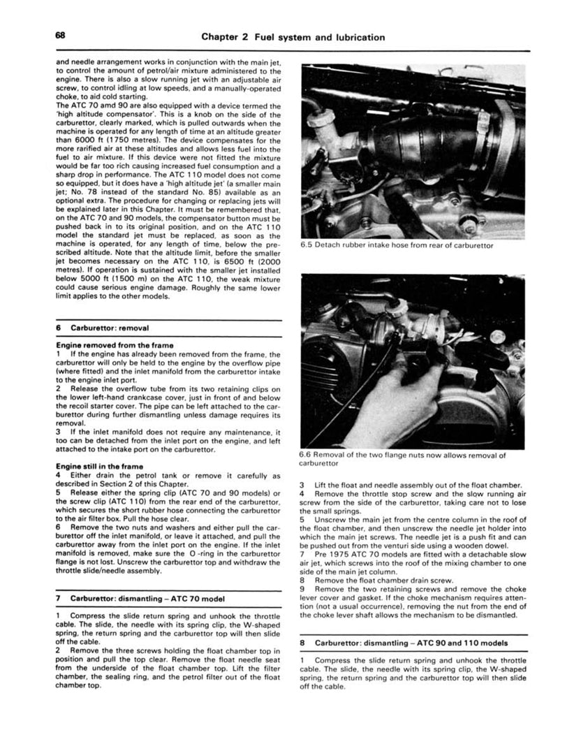 Sample page from a Haynes repair manual