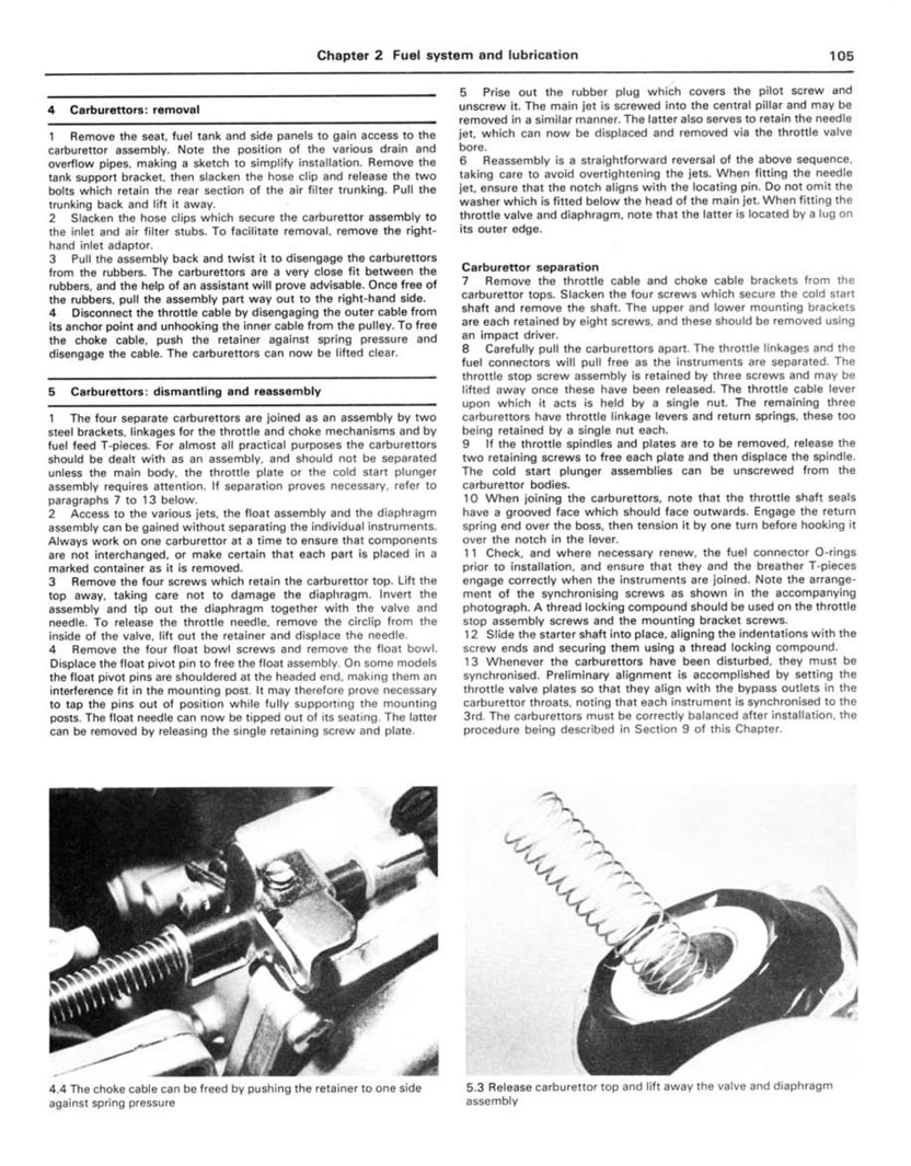 Sample page from a Haynes repair manual