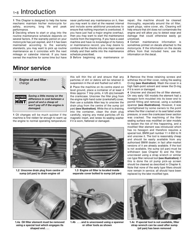 Sample page from a Haynes repair manual
