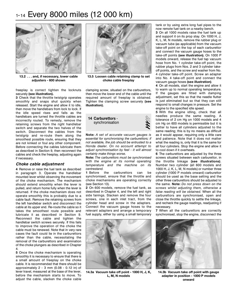 Sample page from a Haynes repair manual