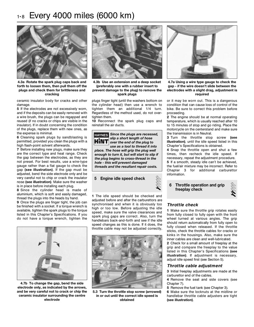 Sample page from a Haynes repair manual