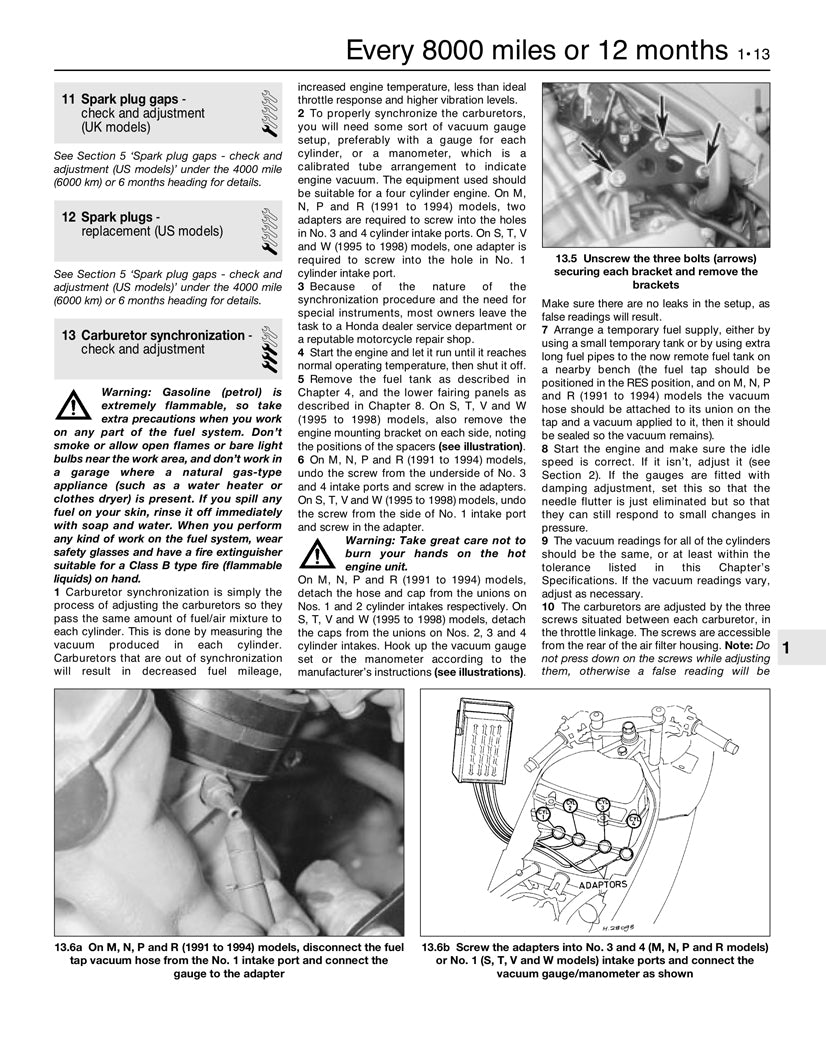 Sample page from a Haynes repair manual