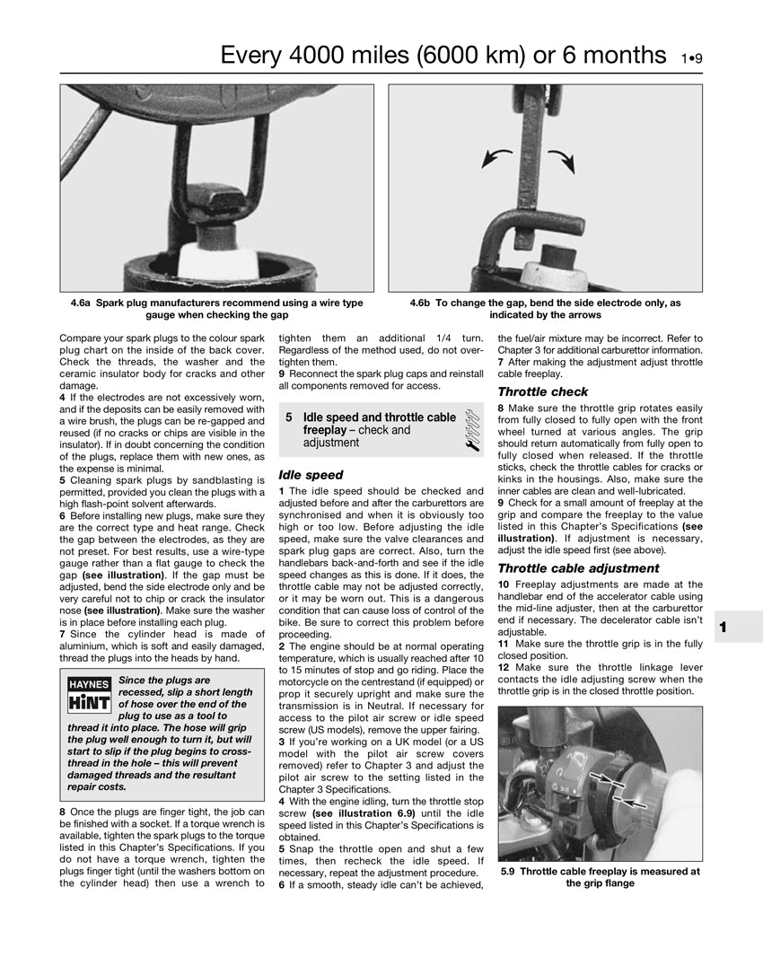 Sample page from a Haynes repair manual