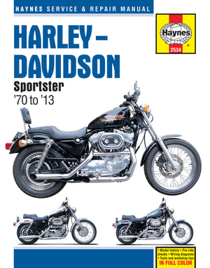Harley-Davidson Sportsters XL, XLH, XLCH, XLS & XLX with 883/1000/1100 & 1200 engines (70-13) Haynes Repair Manual