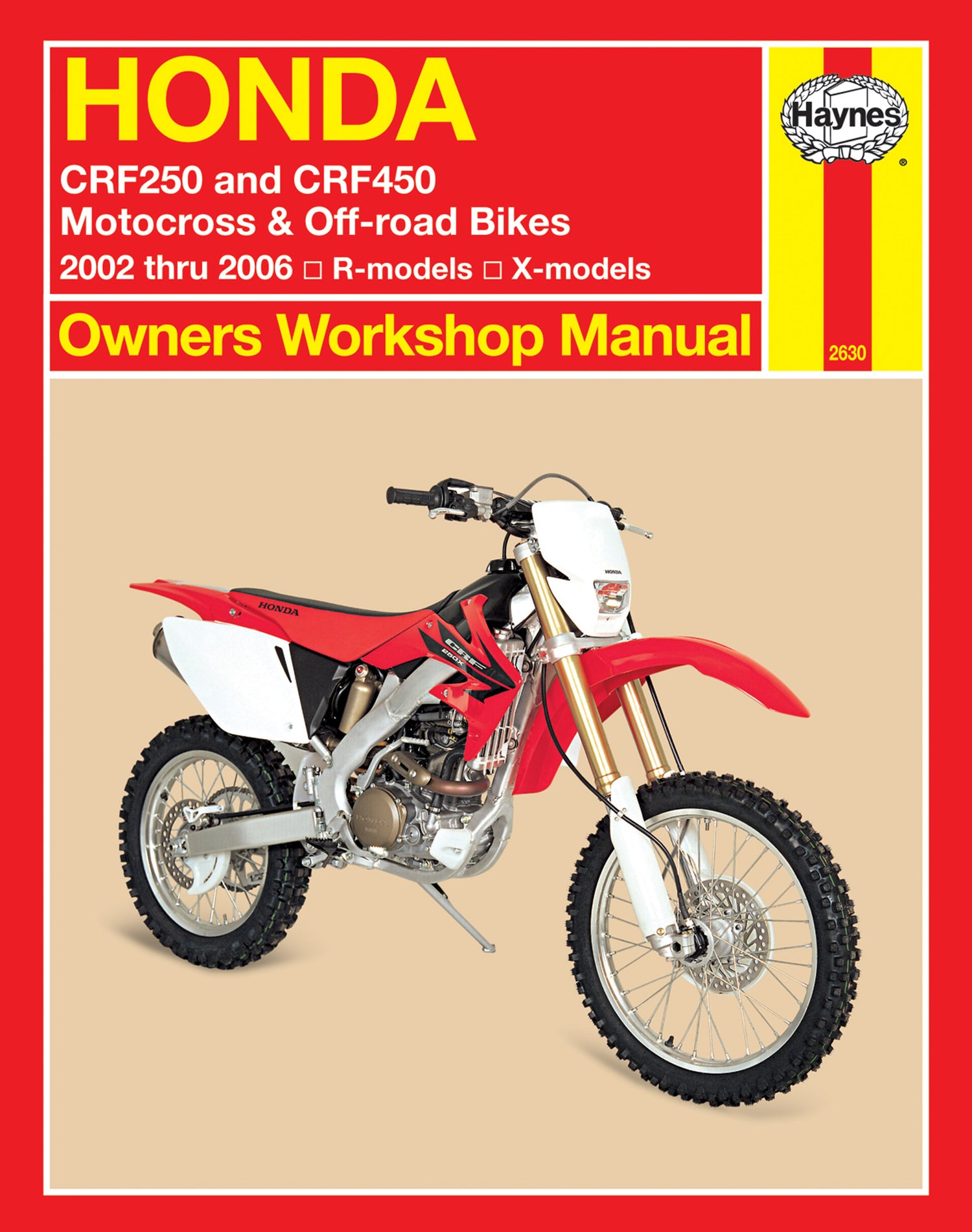 Front cover of a Haynes repair manual