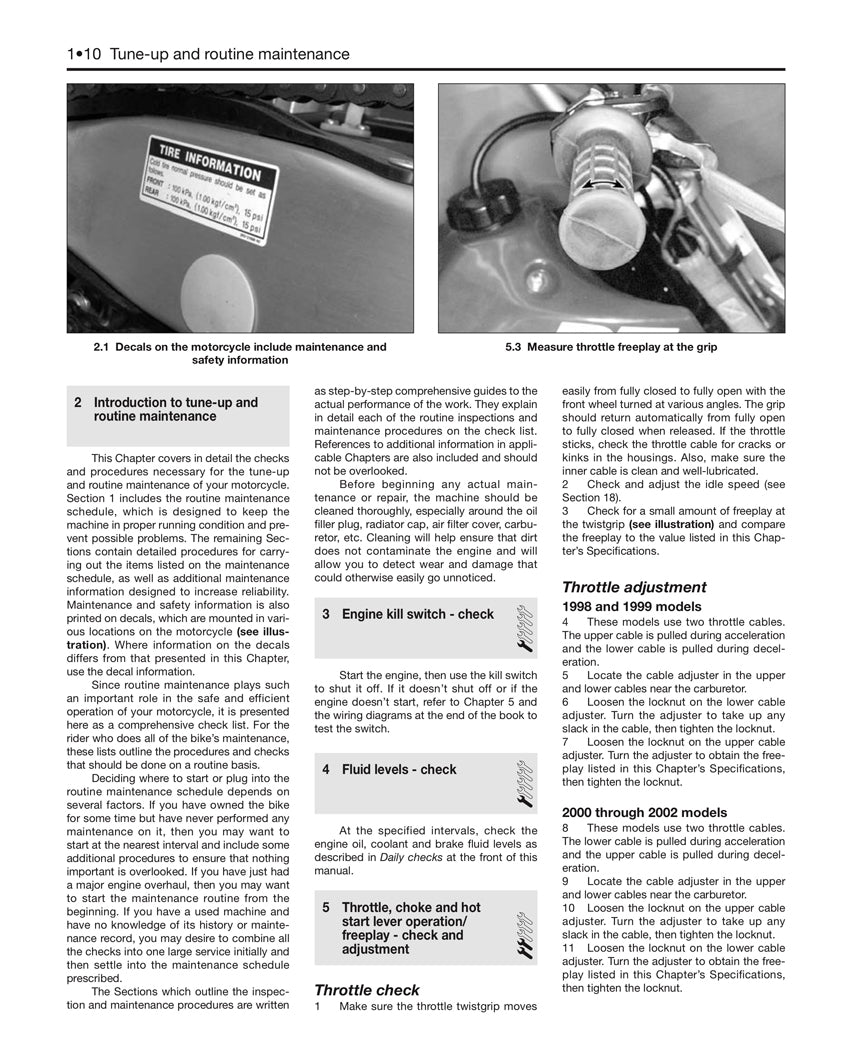 Sample page from a Haynes repair manual