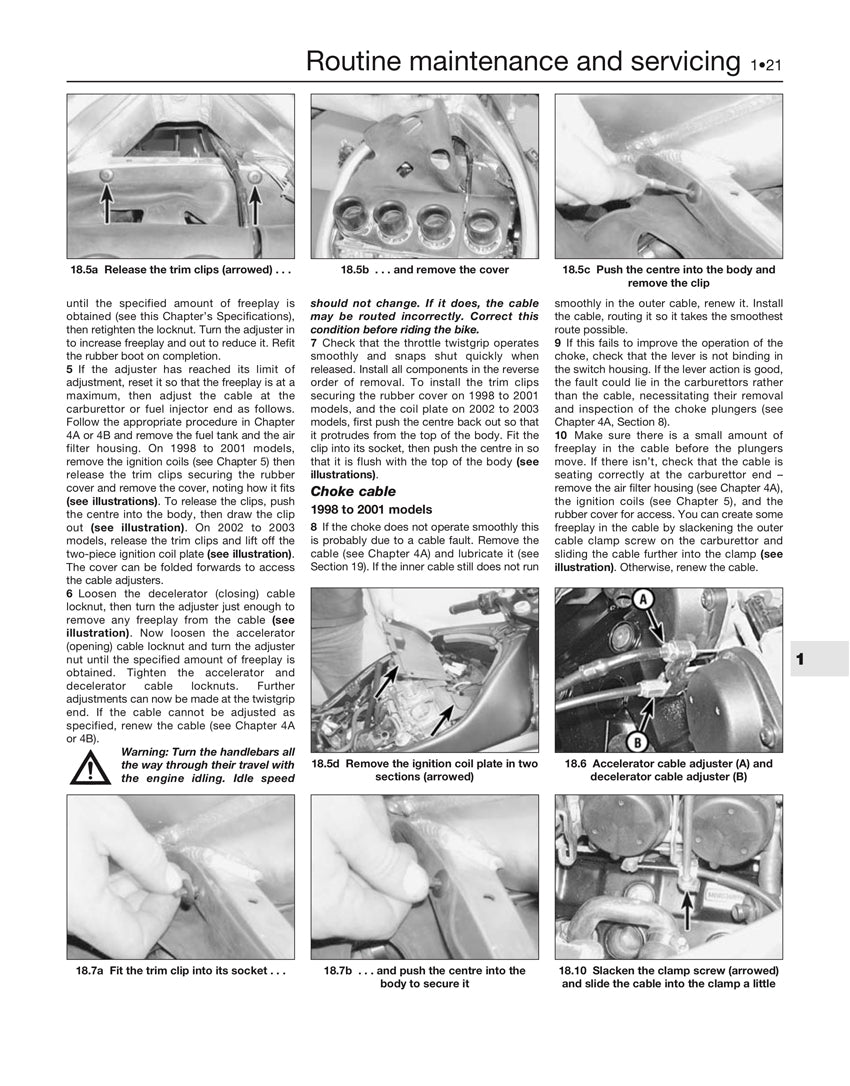Sample page from a Haynes repair manual