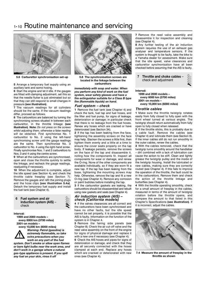 Sample page from a Haynes repair manual