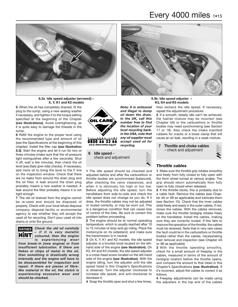 Sample page from a Haynes repair manual