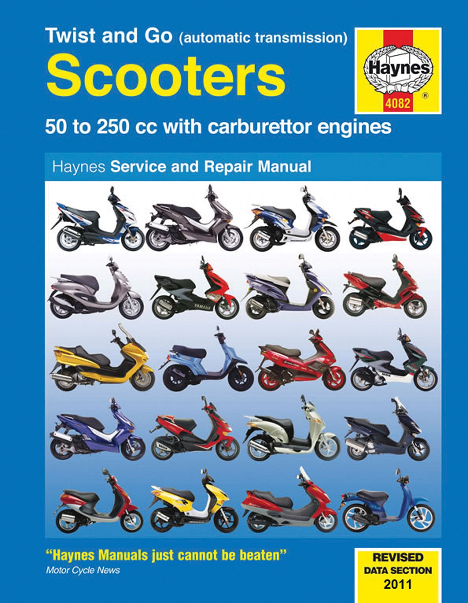 Front cover of a Haynes repair manual