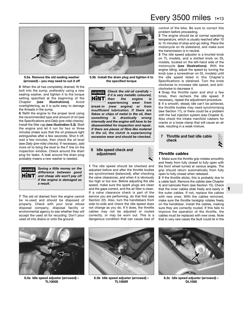 Sample page from a Haynes repair manual