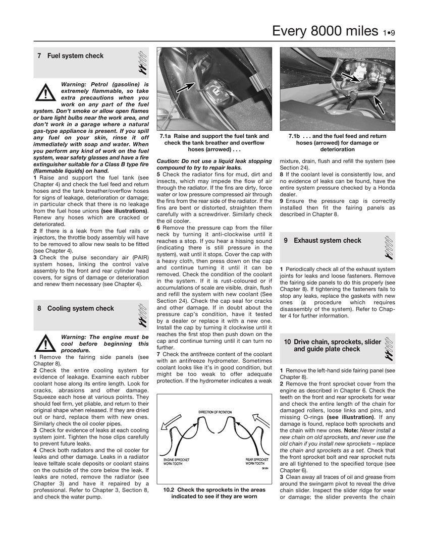 Sample page from a Haynes repair manual