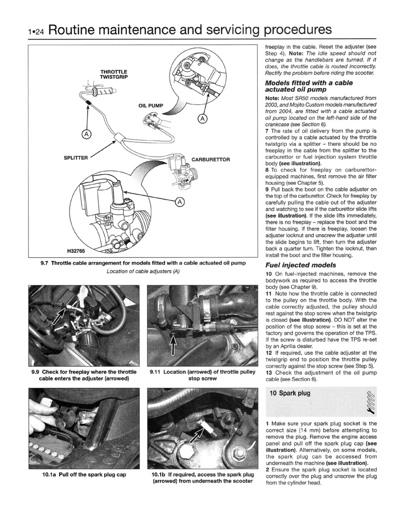 Sample page from a Haynes repair manual