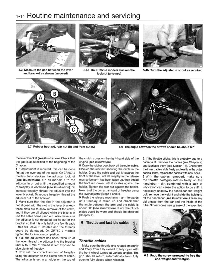 Kawasaki Z750 (04-08) and Z1000 (03-08) Haynes Repair Manual