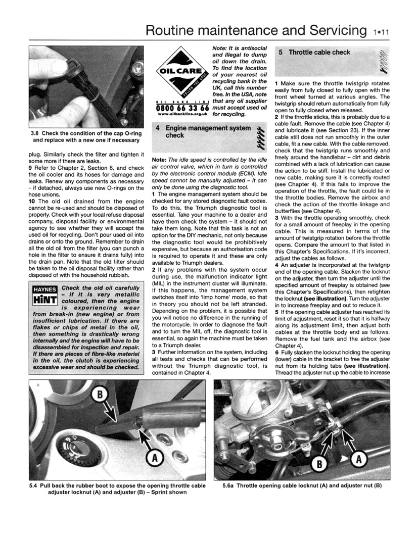 Sample page from a Haynes repair manual