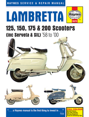 Lambretta Scooter Owner Workshop Manuals