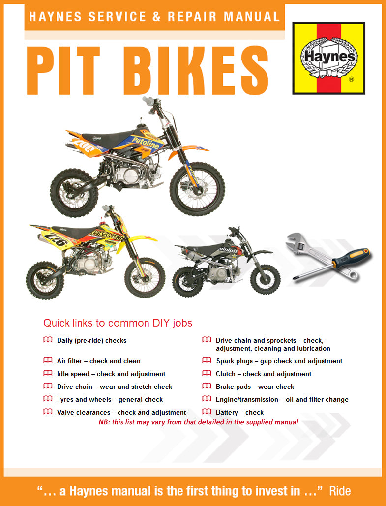 Front cover of a Haynes repair manual