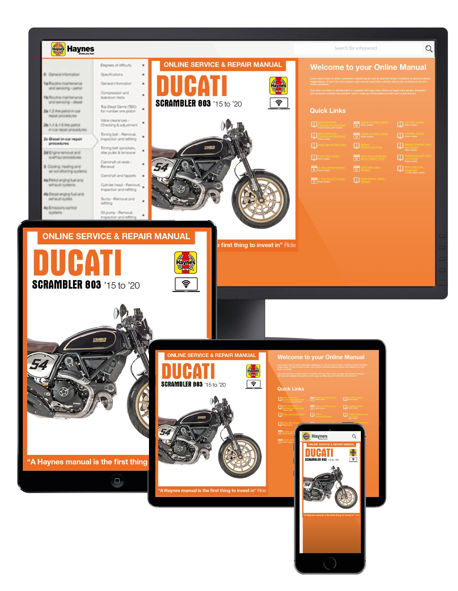 Ducati Scrambler 803 (15-20) Haynes Repair Manual – Haynes Manuals
