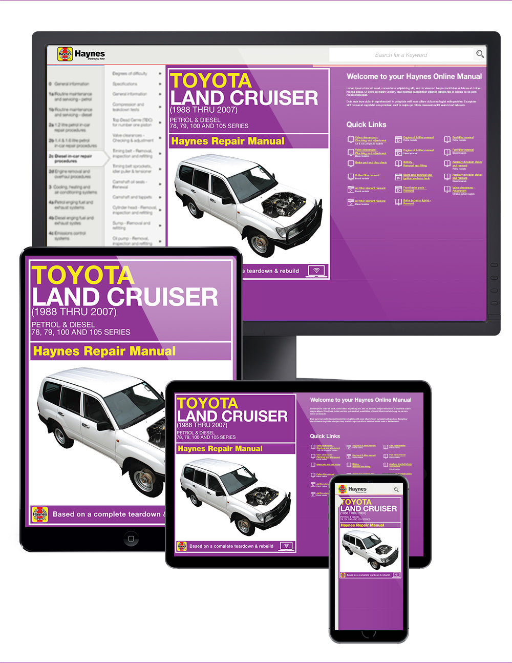 Toyota Land Cruiser (98-07) Haynes Repair Manual (AUS)