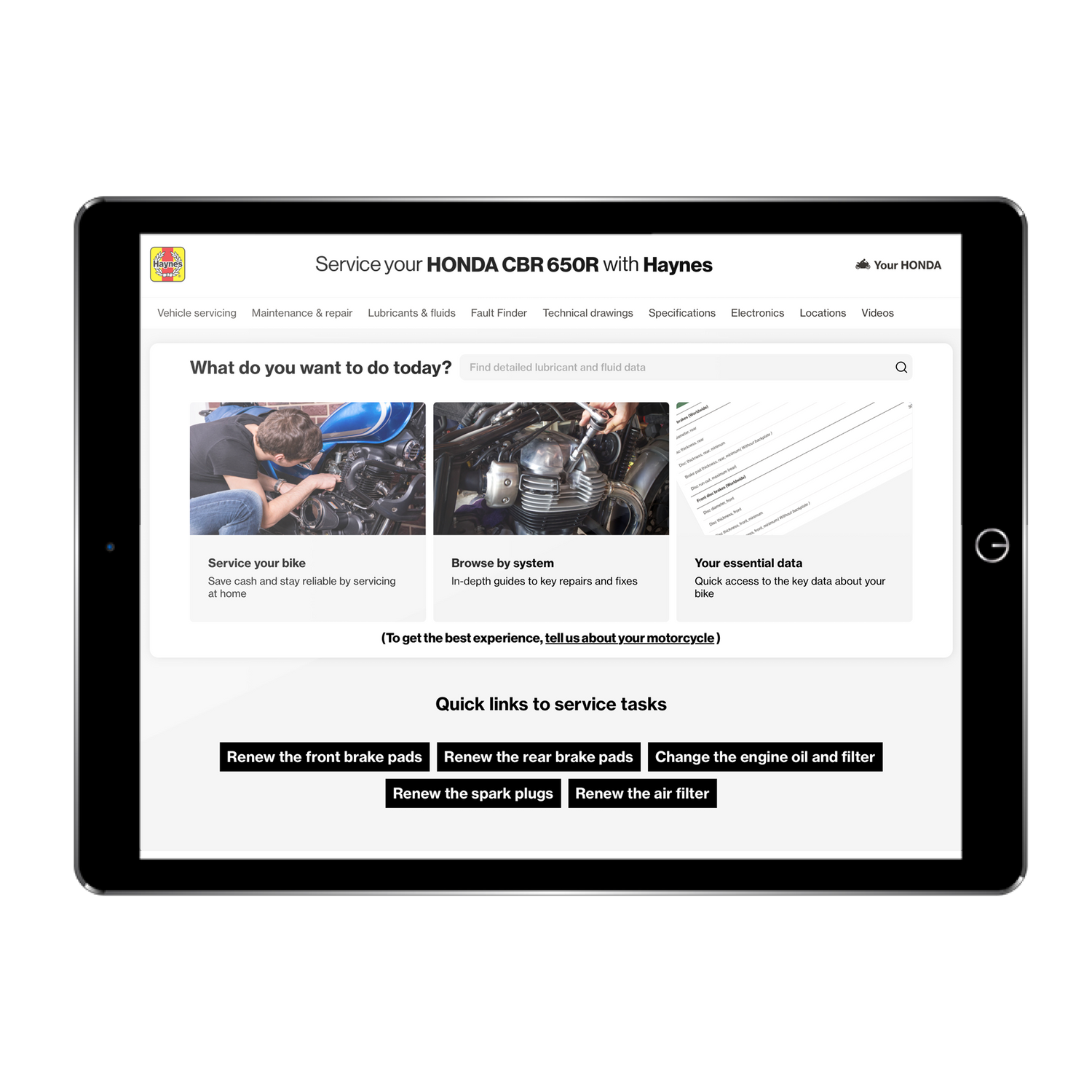 Preview of the Honda CBR650R and Service and Maintenance Manual