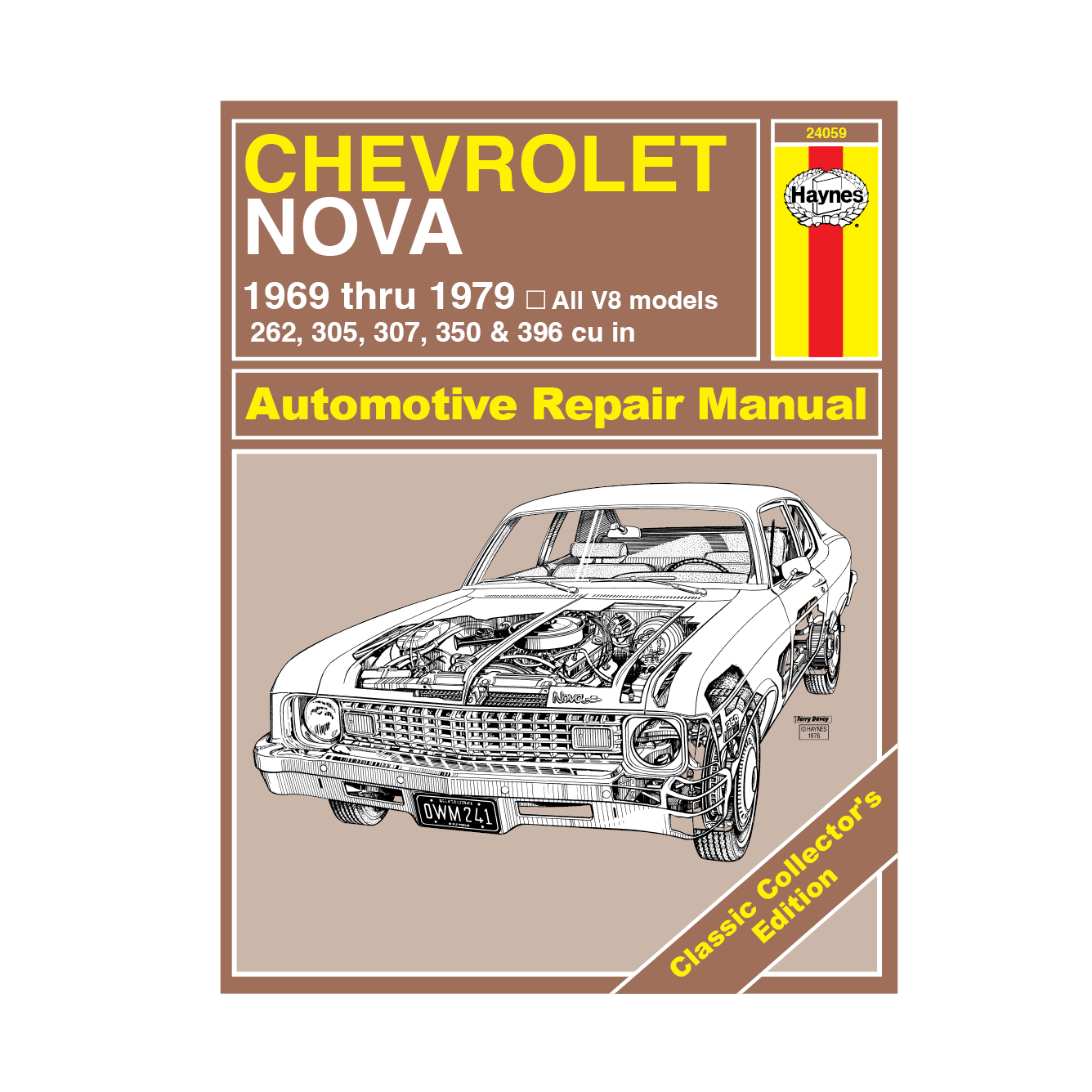 Classic Collector's Edition: Chevrolet Nova (69-79) V8 Haynes Repair Manual - Hardcover