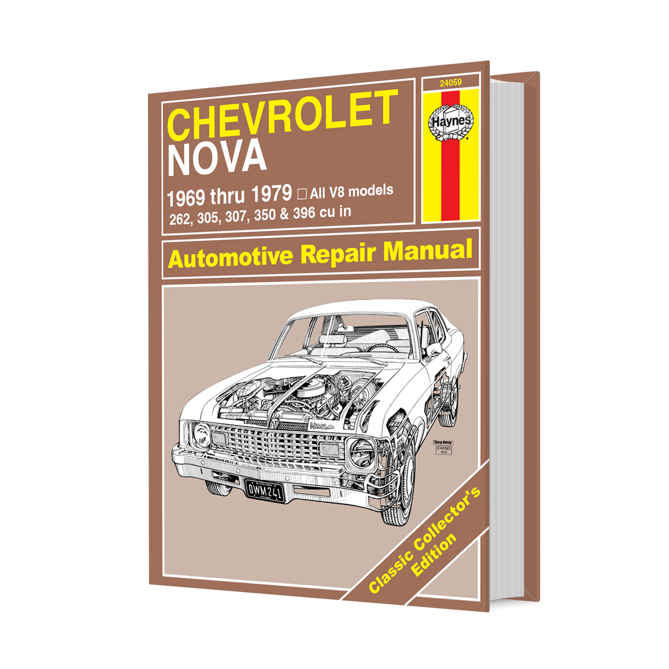 Classic Collector's Edition: Chevrolet Nova (69-79) V8 Haynes Repair Manual - Hardcover
