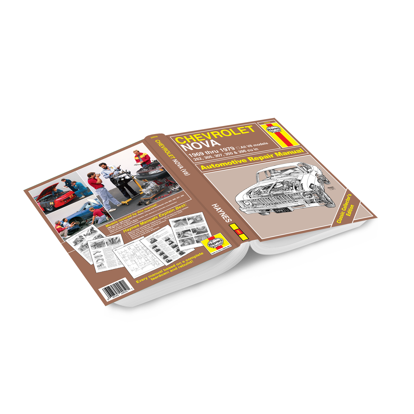 Classic Collector's Edition: Chevrolet Nova (69-79) V8 Haynes Repair Manual - Hardcover