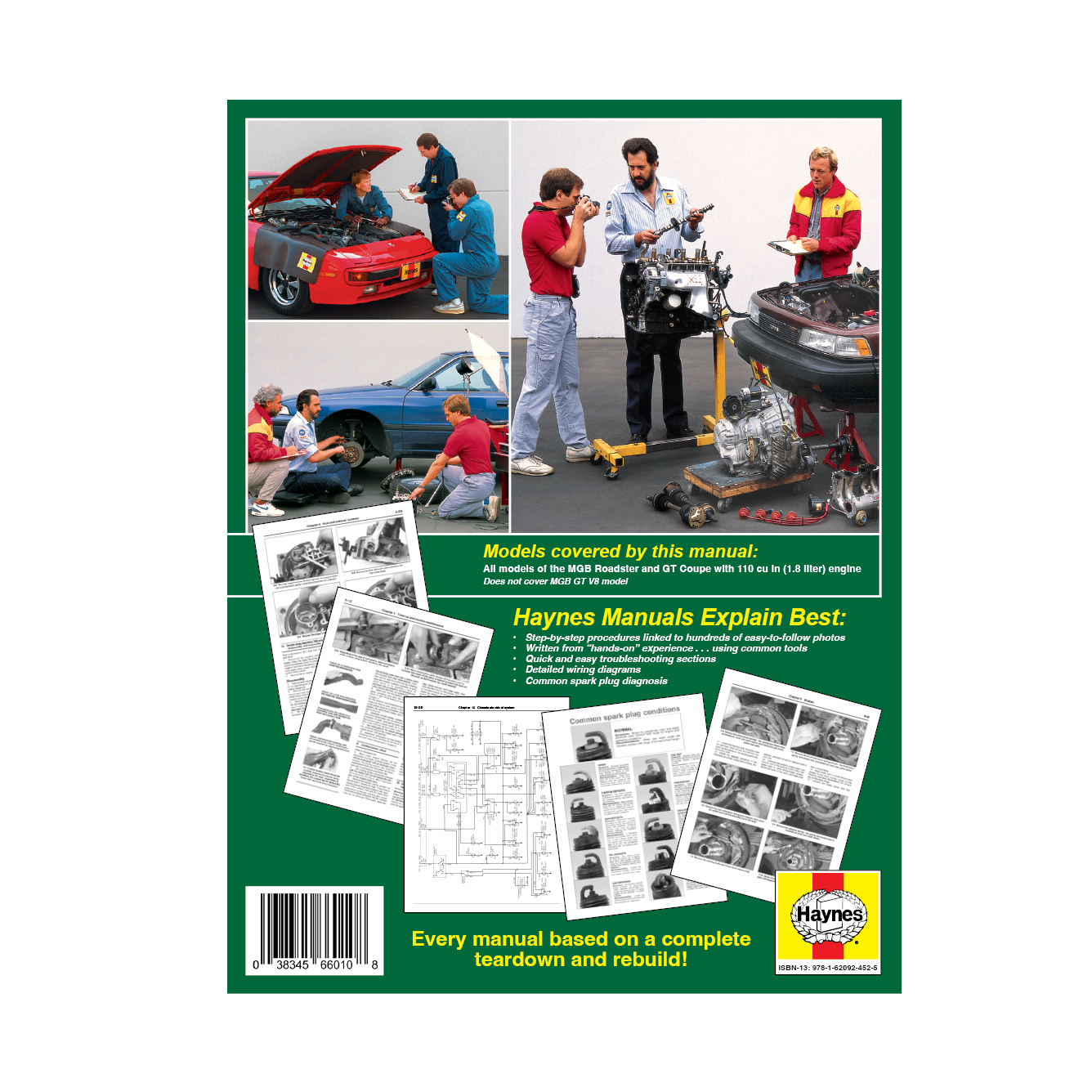 Classic Collector's Edition: MGB (62-80) Roadster & GT Coupe Haynes Repair Manual - Hardcover