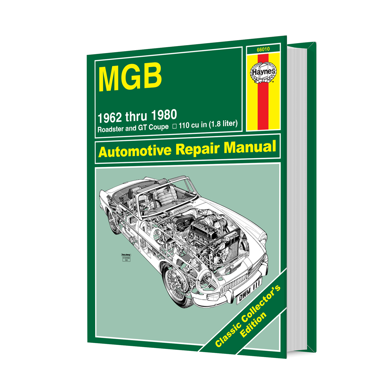 Classic Collector's Edition: MGB (62-80) Roadster & GT Coupe Haynes Repair Manual - Hardcover
