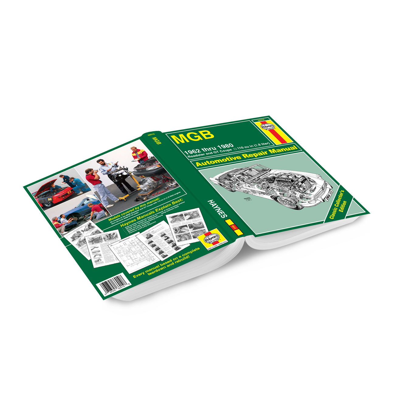 Classic Collector's Edition: MGB (62-80) Roadster & GT Coupe Haynes Repair Manual - Hardcover