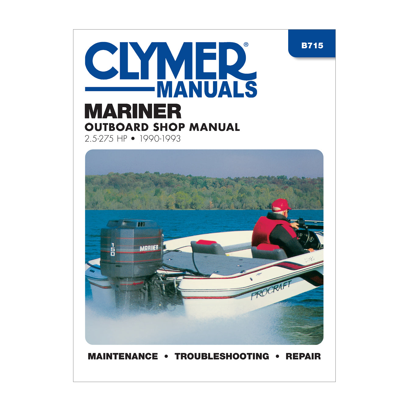 Mariner 2.5-275 HP Outboard Engine (1990-1993) Service & Repair Manual