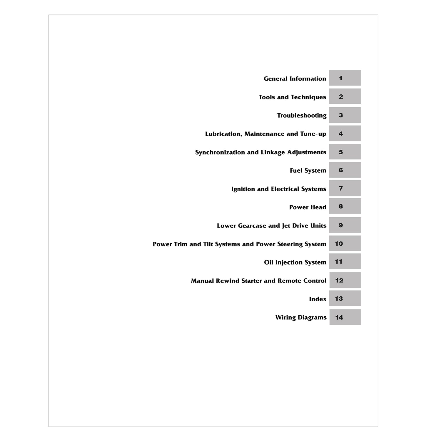 Mercury Mariner 2.5-60 HP Two Stroke Outboards Includes Jet Drive Models (1994-1997) Service & Repair Manual