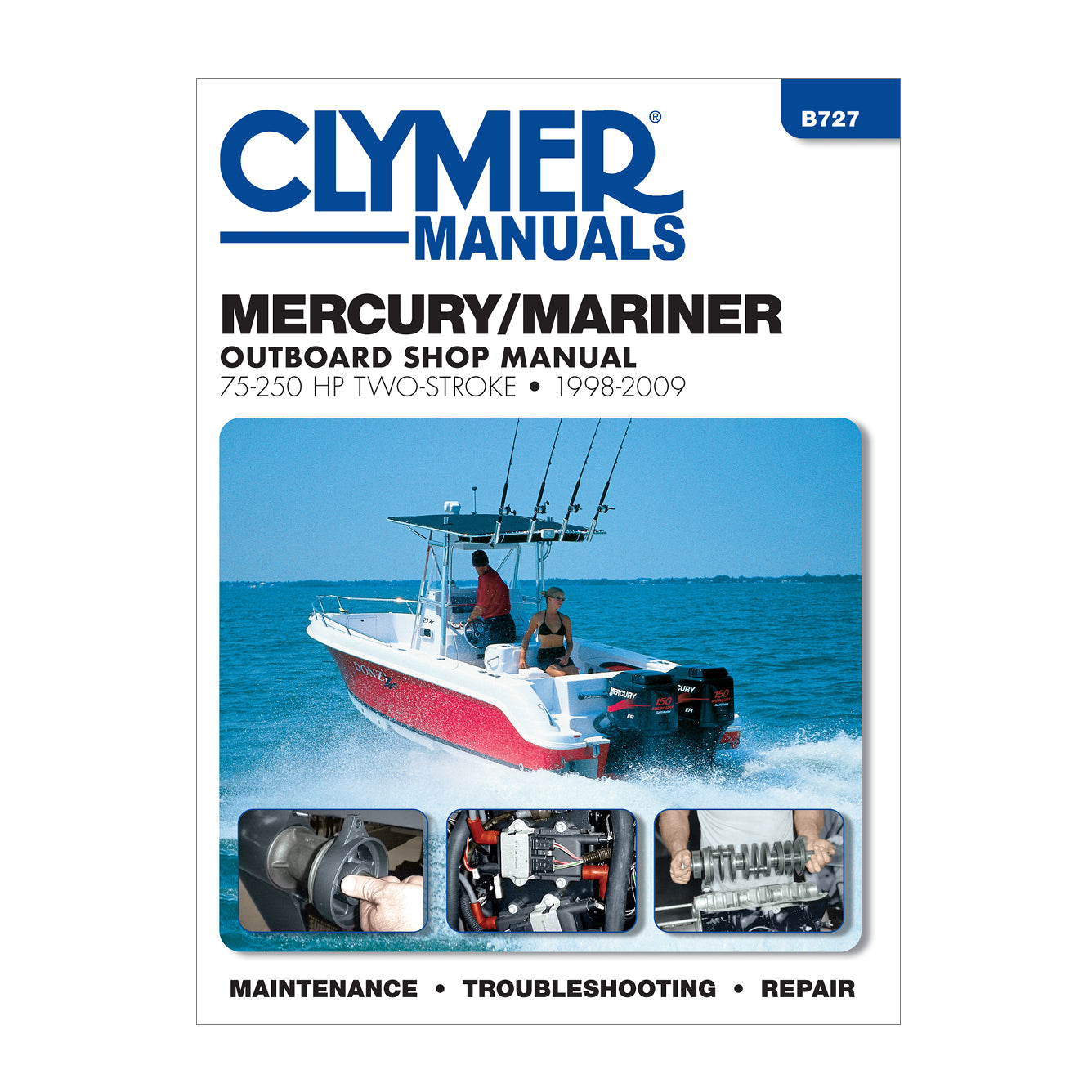 Mercury Mariner 75-250 HP 2-Stroke Outboard (1998-2009) Service & Repair Manual