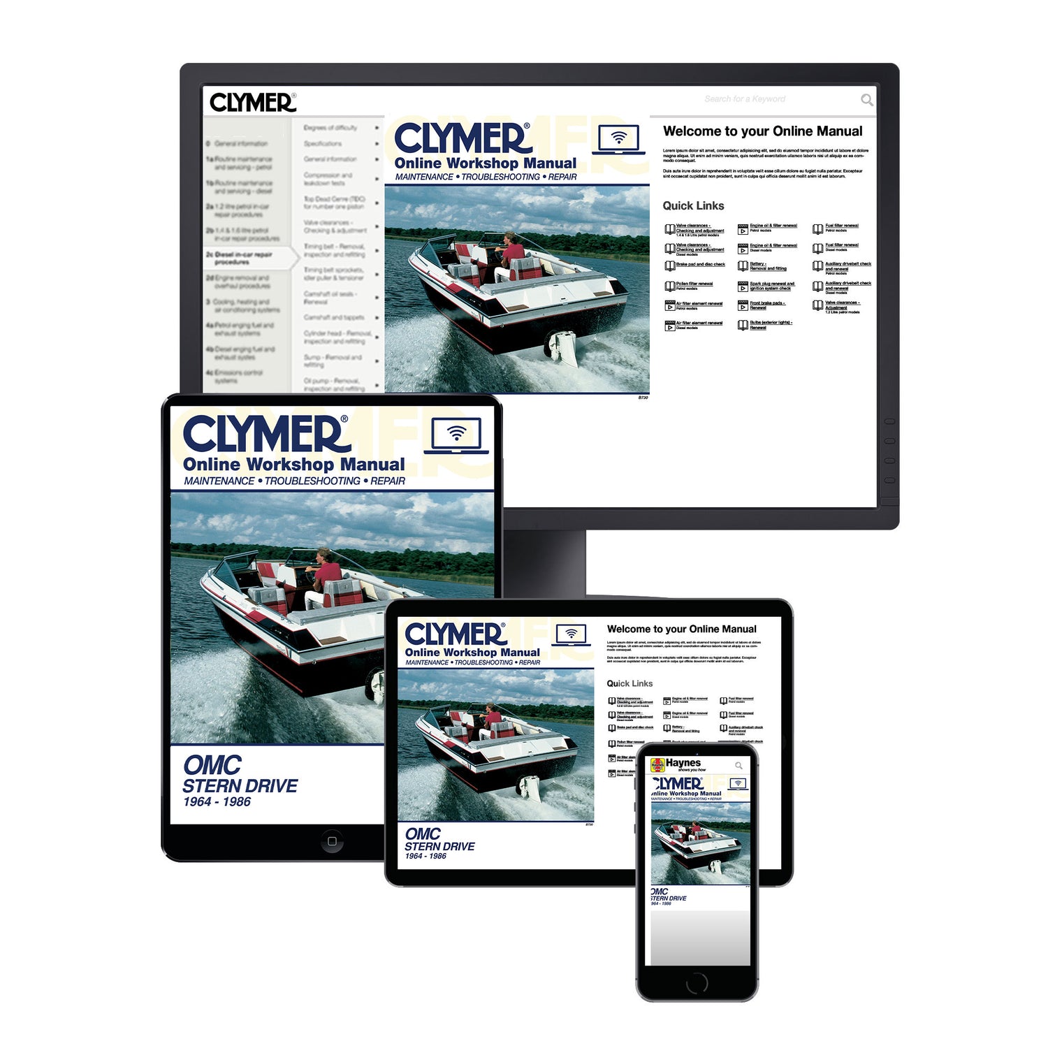 OMC Stern Drive (1964-1986) Service Repair Manual