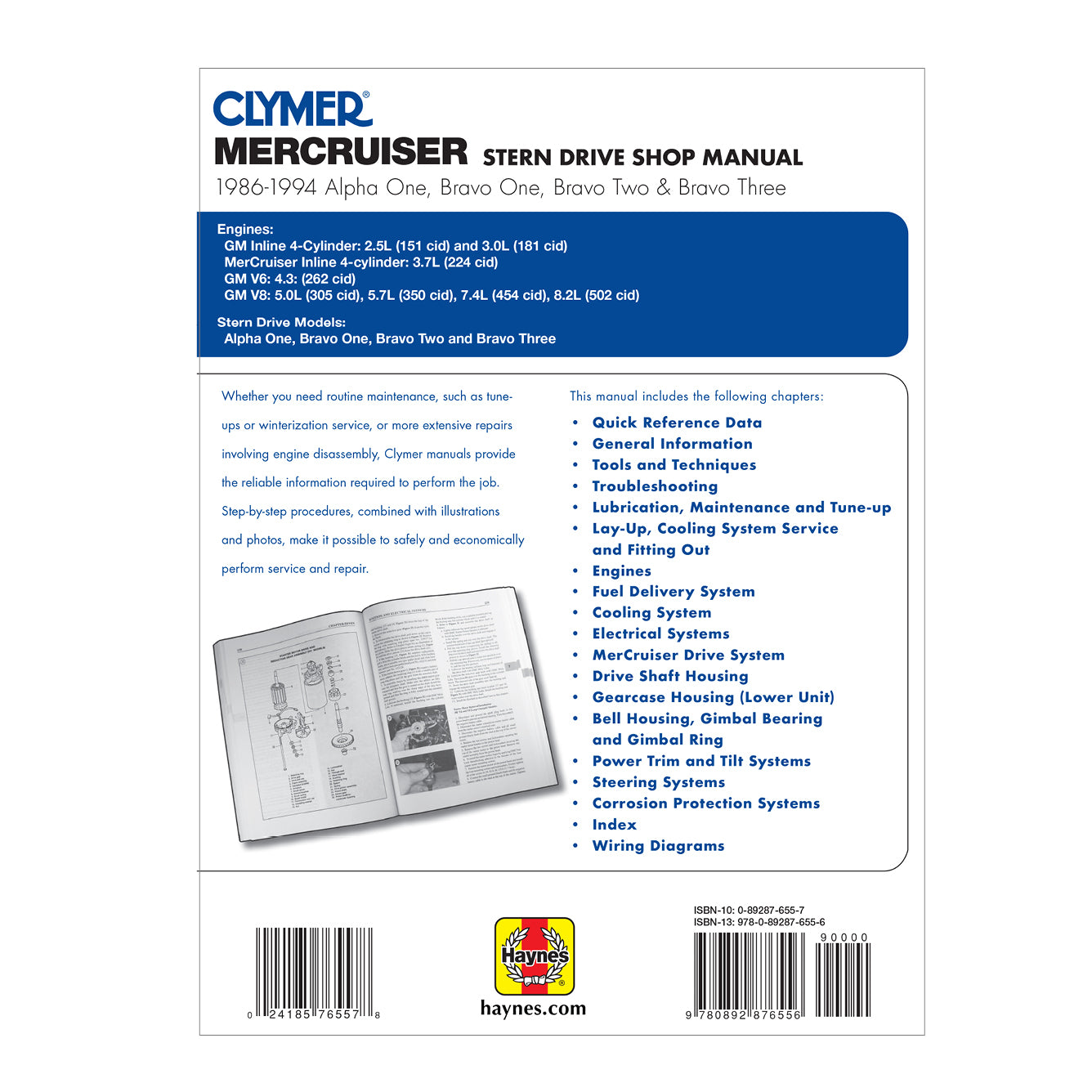 Mercruiser Alpha One, Bravo One, Two & Three Stern Drives (1986-1994) Service & Repair Manual