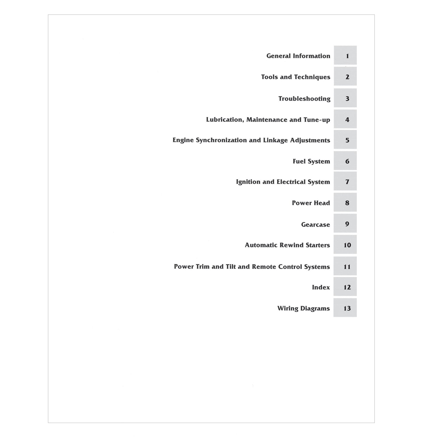 Chrysler Marine Outboard Engine (1966-1984) Service & Repair Manual