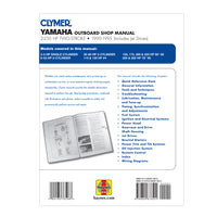 Yamaha 2-250 HP 2-Stroke Outboards & Jet Drives (1990-1995) Service & Repair Manual