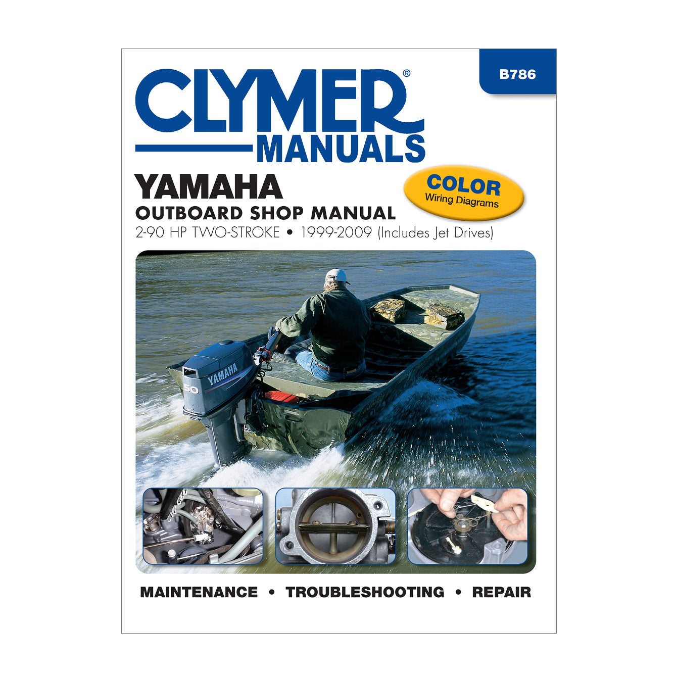 Yamaha 2-90 HP 2-Stroke Outboard & Jet Drives (1999-2009) Service & Repair Manual