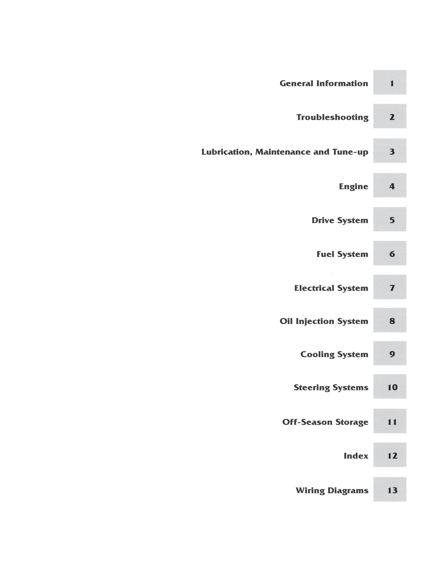 Sea Doo Personal Watercraft (1988-1996) Service & Repair Manual