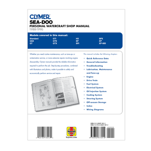 Sea Doo Personal Watercraft (1988-1996) Service & Repair Manual