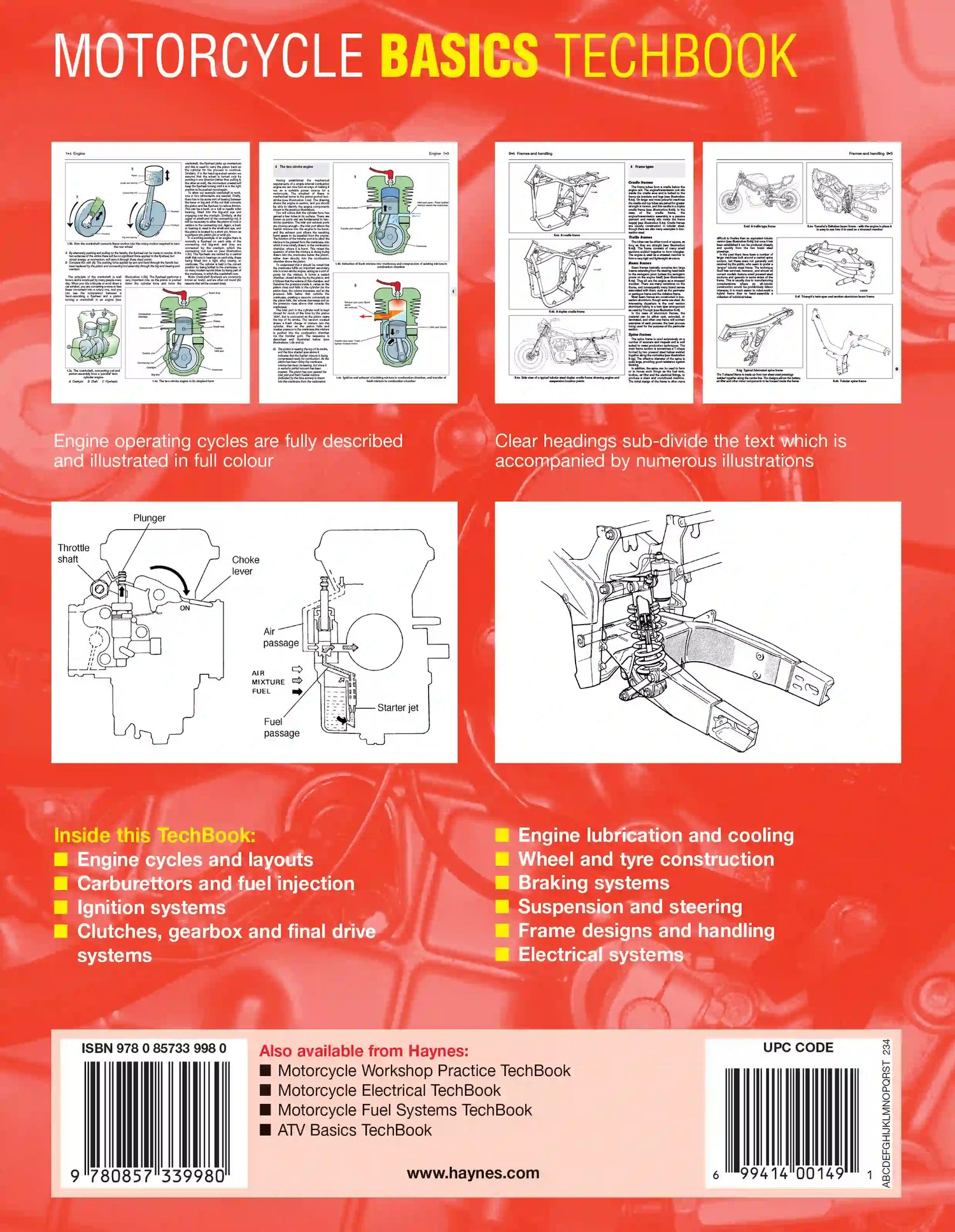 Motorcycle Basics Haynes Techbook Haynes Repair Manual