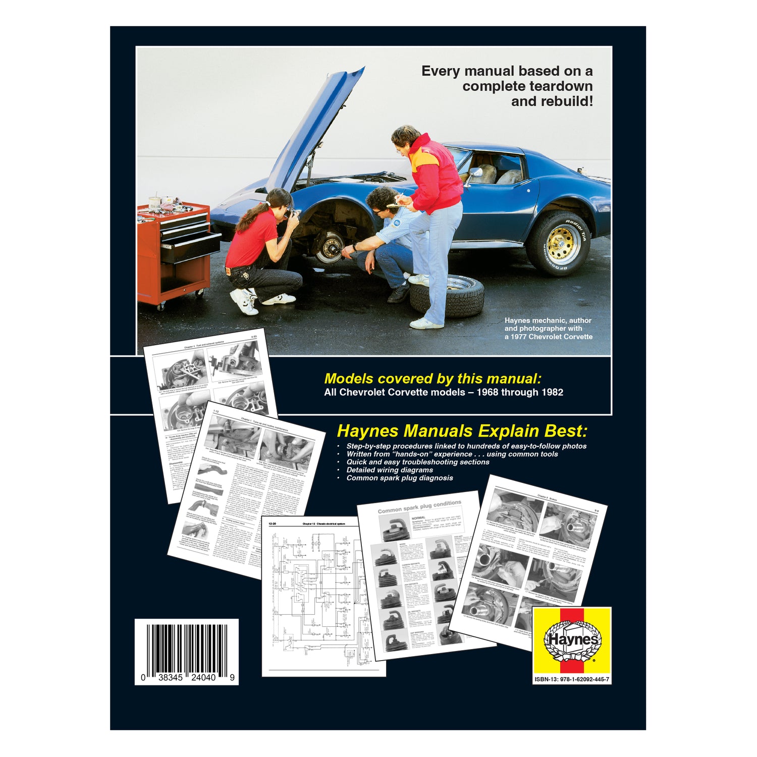 Classic Collector's Edition: Chevrolet Corvette (68-82) Haynes Repair Manual - Hardcover