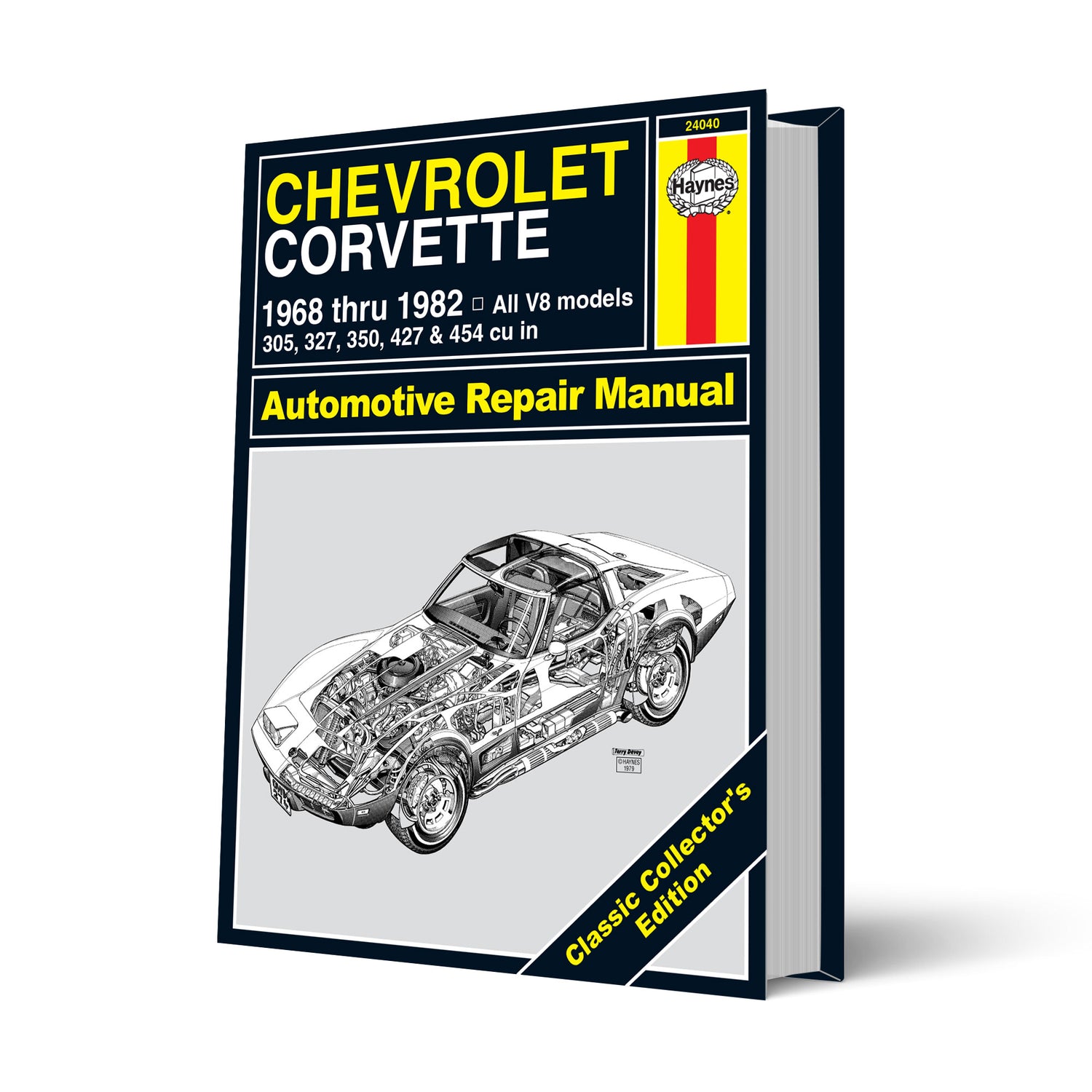 Classic Collector's Edition: Chevrolet Corvette (68-82) Haynes Repair Manual - Hardcover